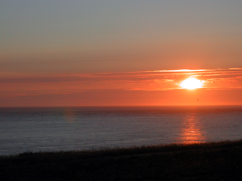 Sunset at Fort Casey