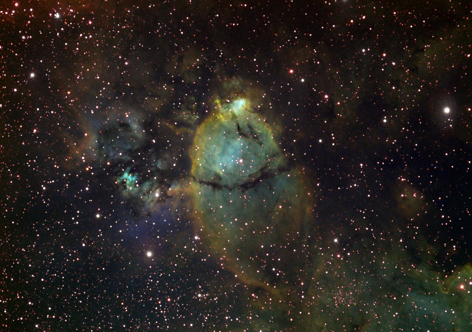 NGC896 Hubble Palette