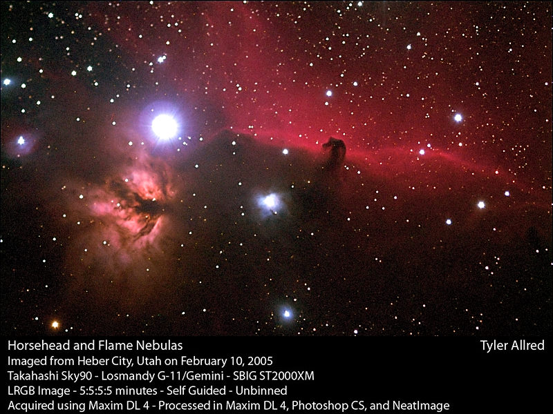 Horsehead and Flame