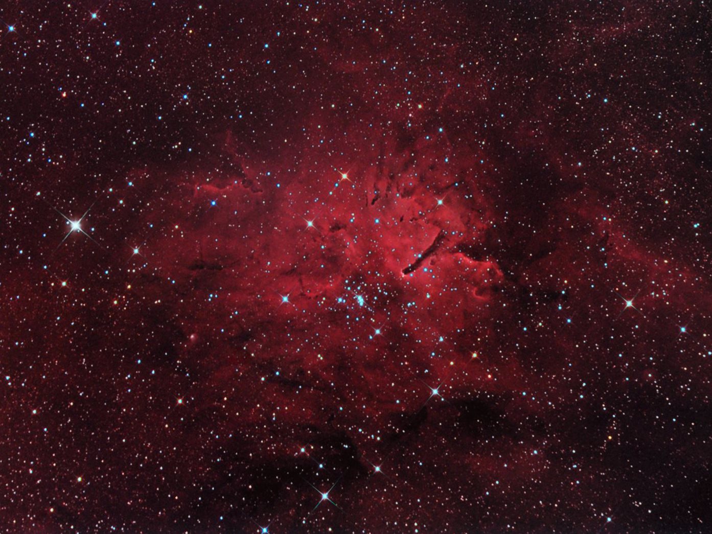 NGC6820 and 6823 in Vulpecula
