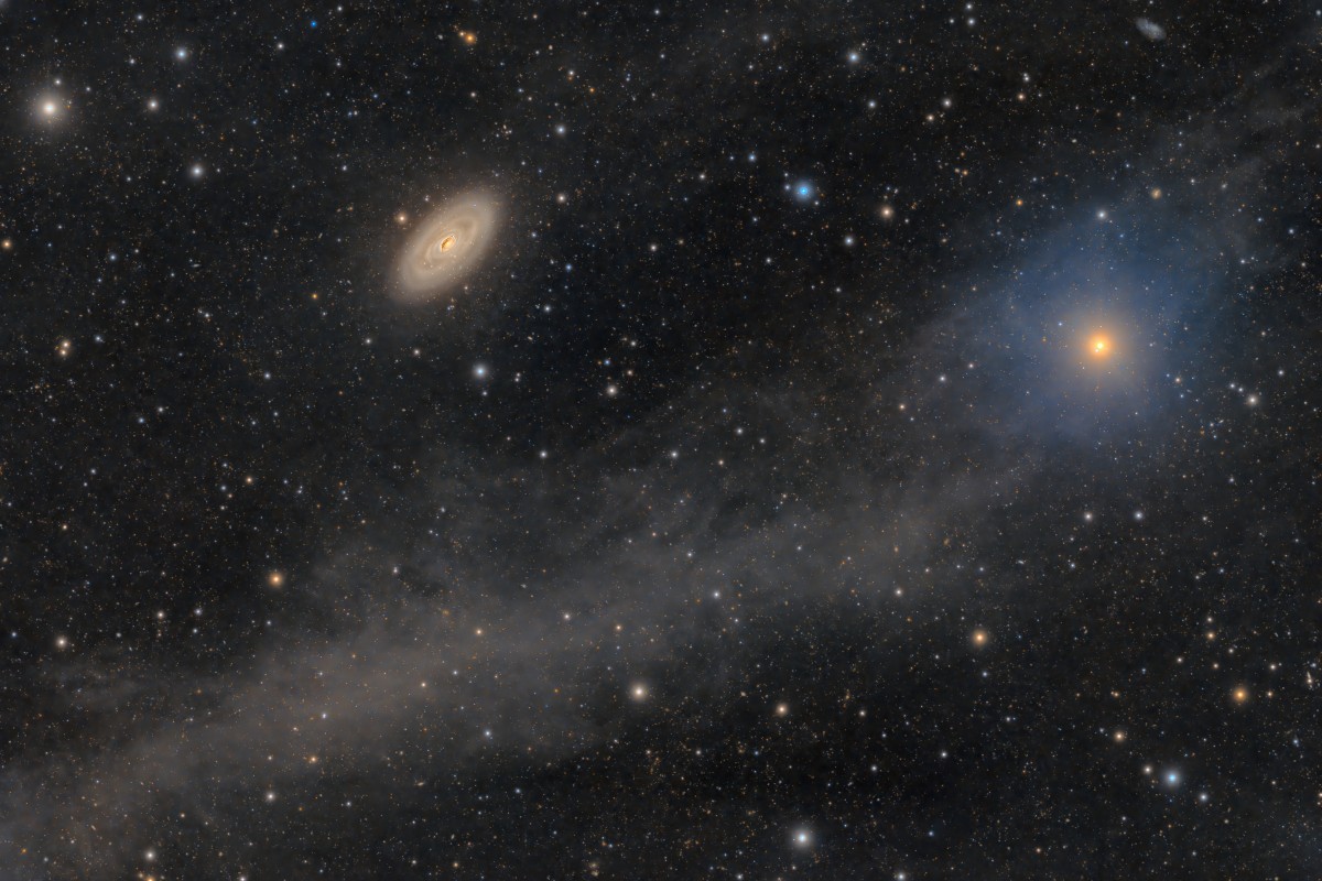 Black Eye Galaxy and Glorious IFN