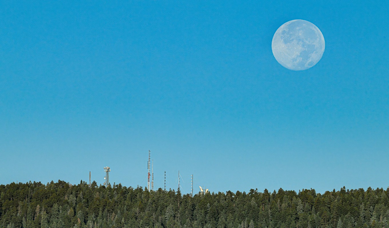 Moon over Arizona
