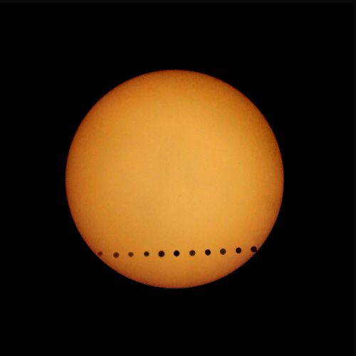 Venus Transit Composite from England
