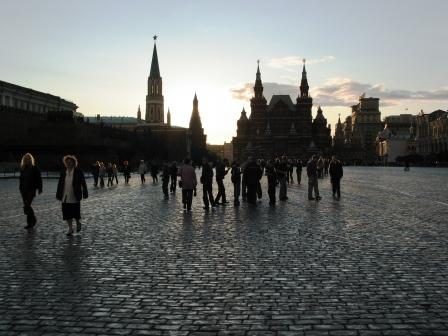 Red Square Sunset