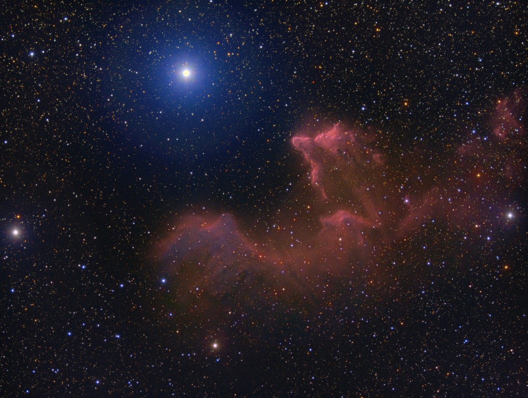 IC63 Ghost of Cassiopia Nebula