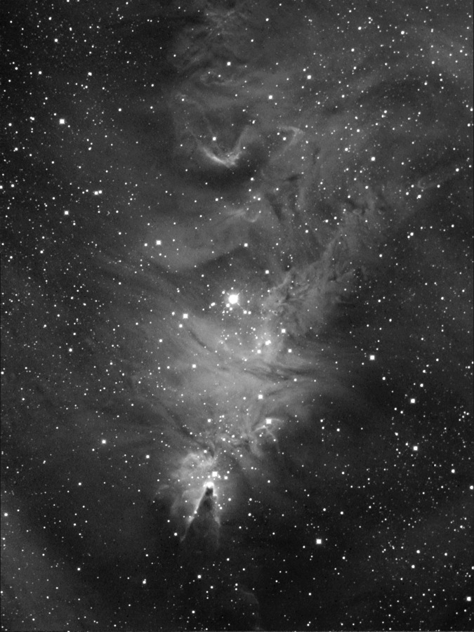 Cone nebula in H-alpha