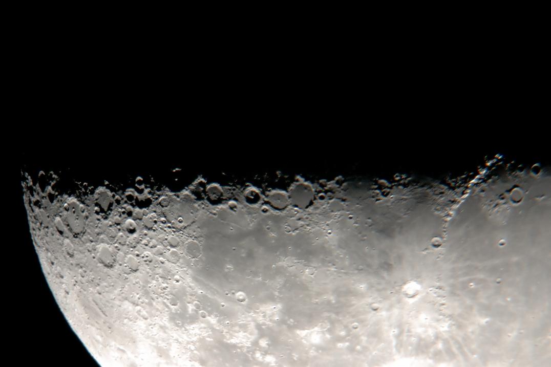 Moon with Cannon 300D
