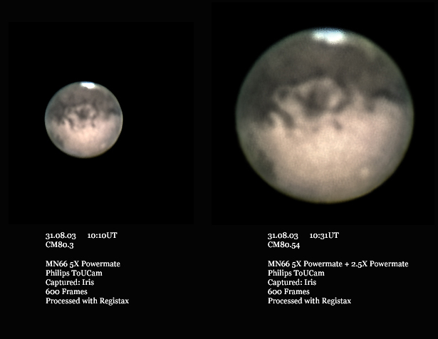 Mars experiment