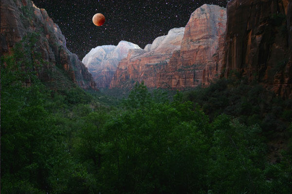 Eclipse at Zion