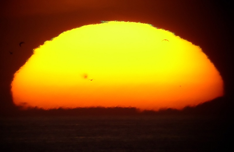 Sunset Sunspot 536