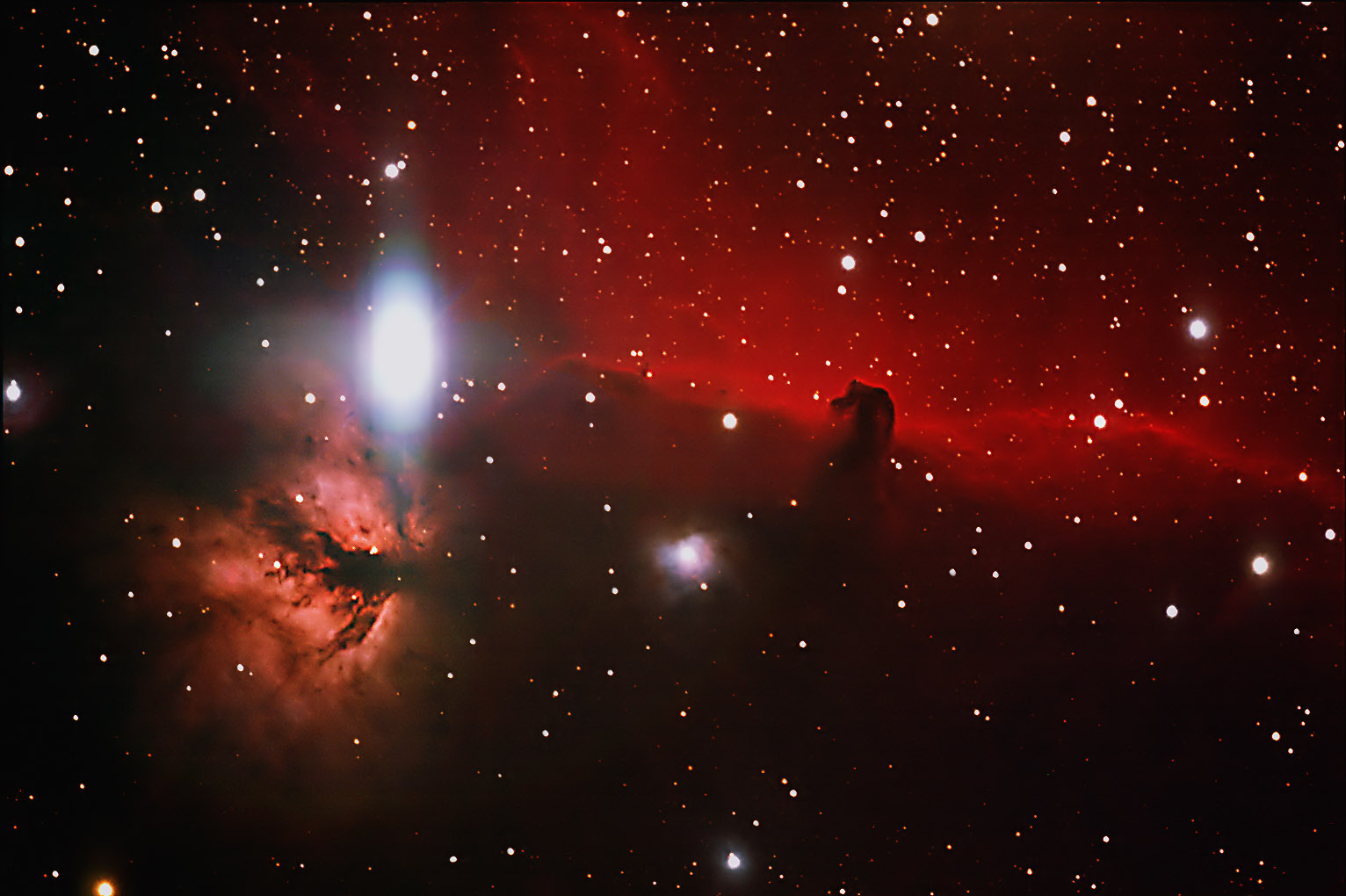 Flame & Horsehead Nebula