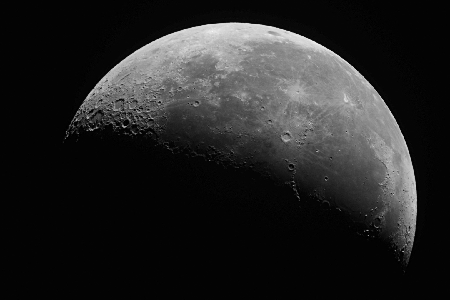Moon from the City