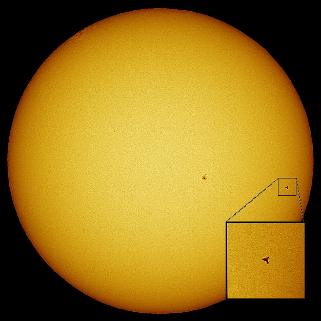 ISS+STS114 Solar Transit