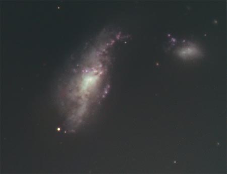 NGC4490/NGC4485 interacting galaxies