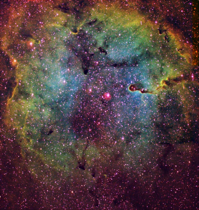 IC1396 in emission line color