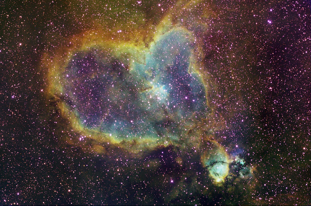 IC1805 tricolor emission line