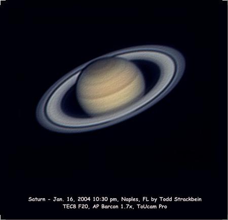 Saturn with my TEC8 & AP Barcon