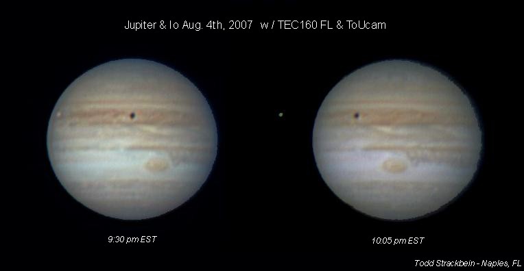 Jupiter & IO w / TEC 160FL