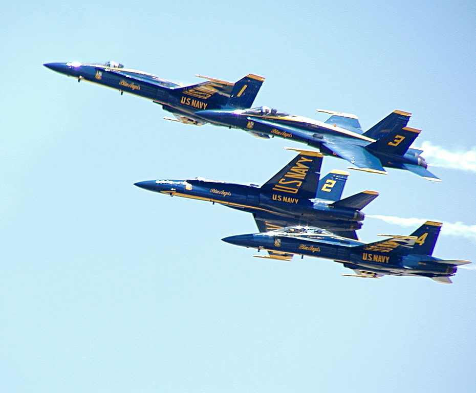Four Blue Angels