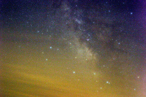 Southern sky with Skyglow
