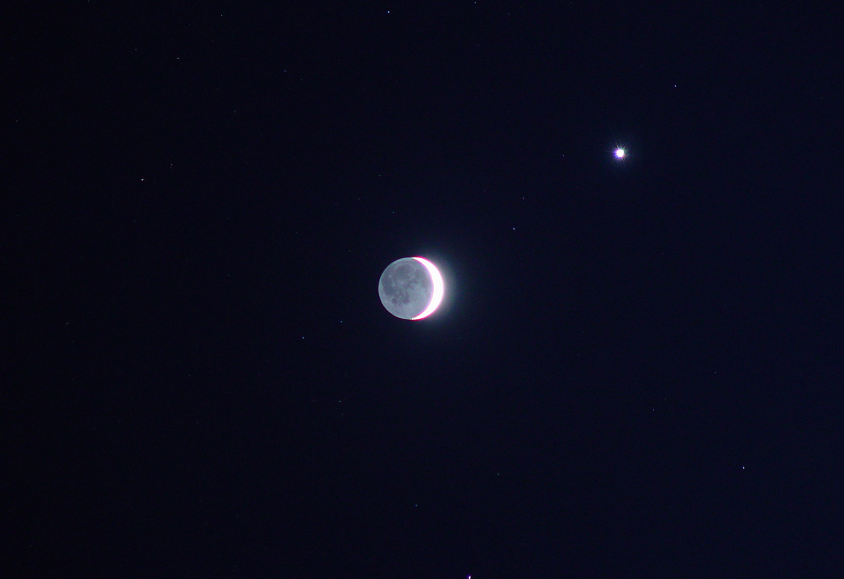 Moon And Jupiter
