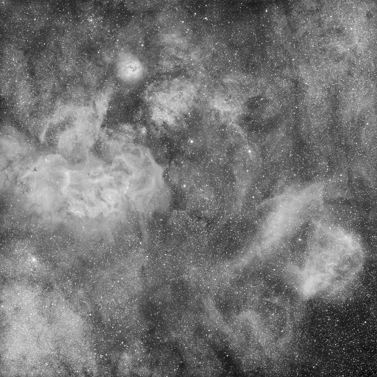 Lagoon & Trifid Southern Milky Way