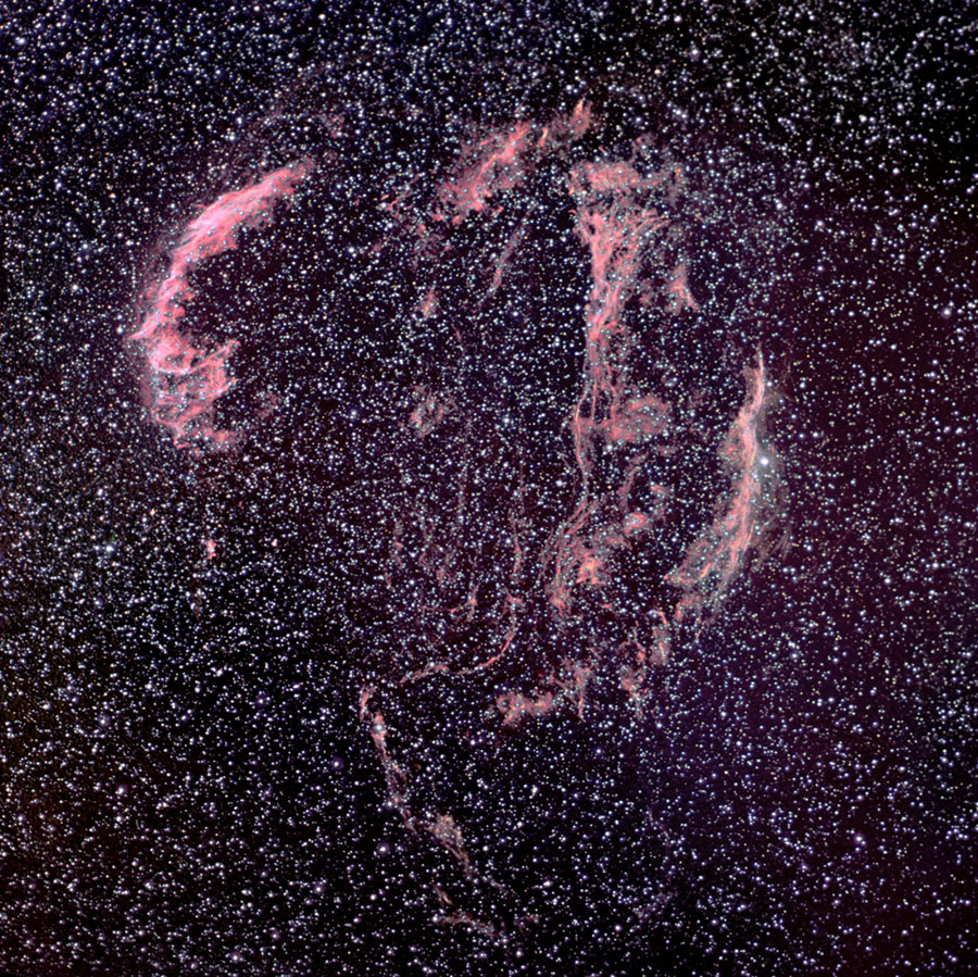 Veil nebulae complex SNR