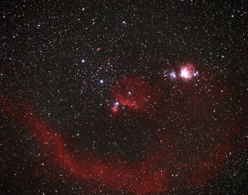 Central Orion at 300mm