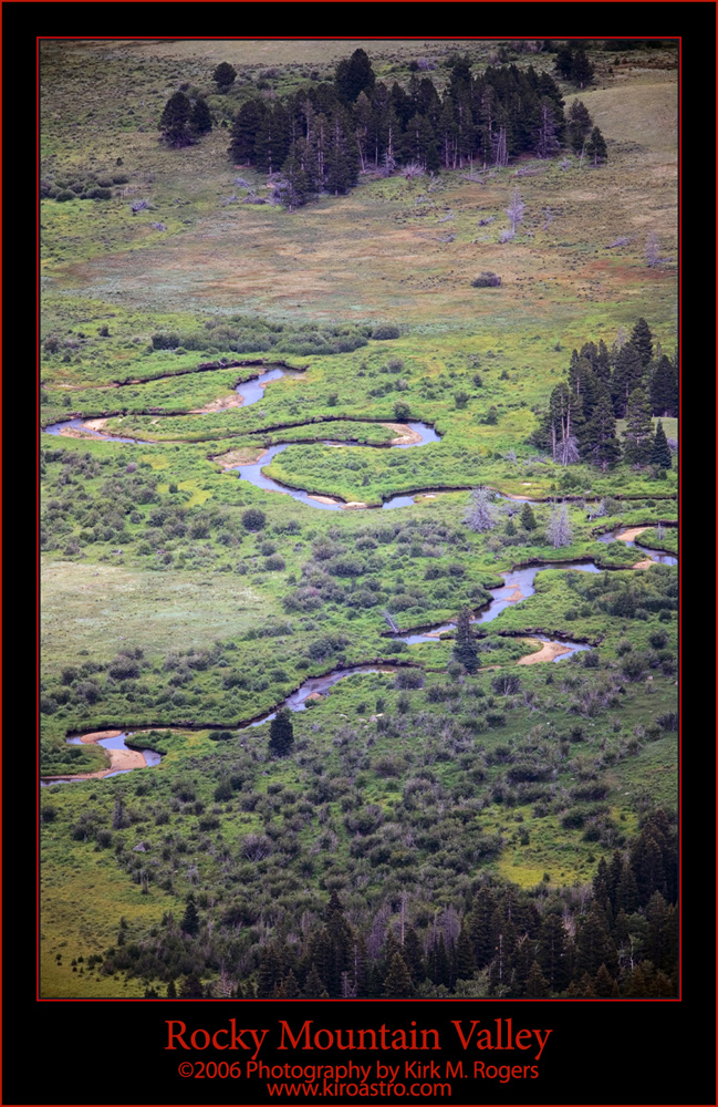 A view into a Rocky Mountain Valley