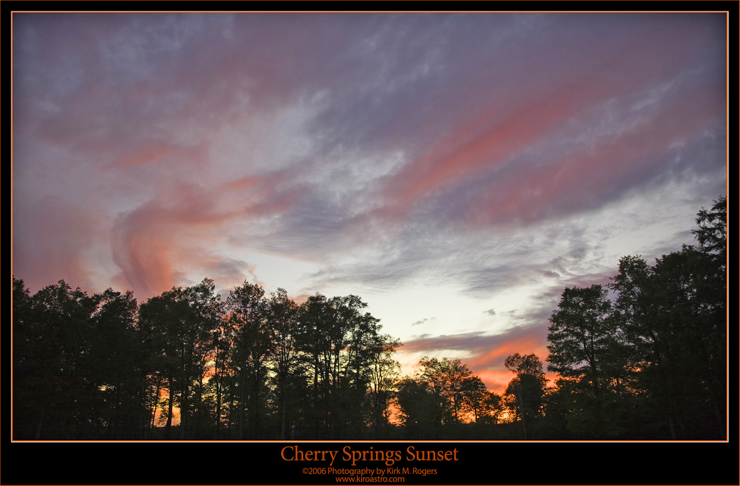 Cherry Springs Sunset