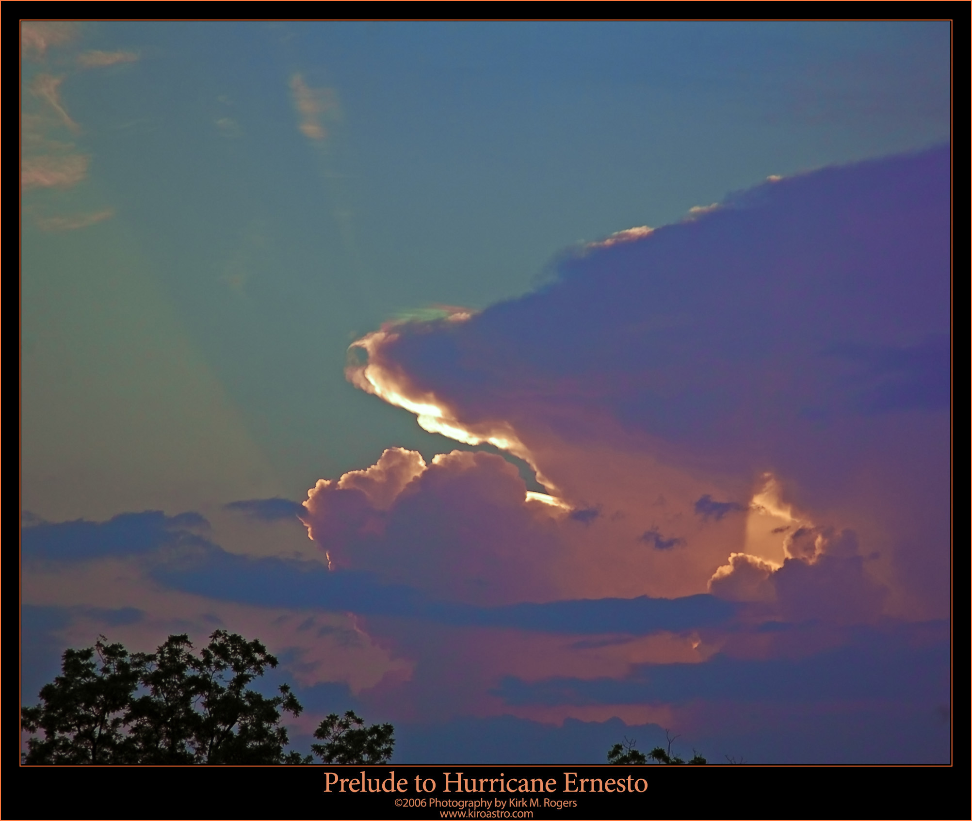Prelude to Hurricane Ernesto