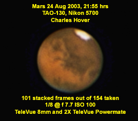 Mars 24 August 2003