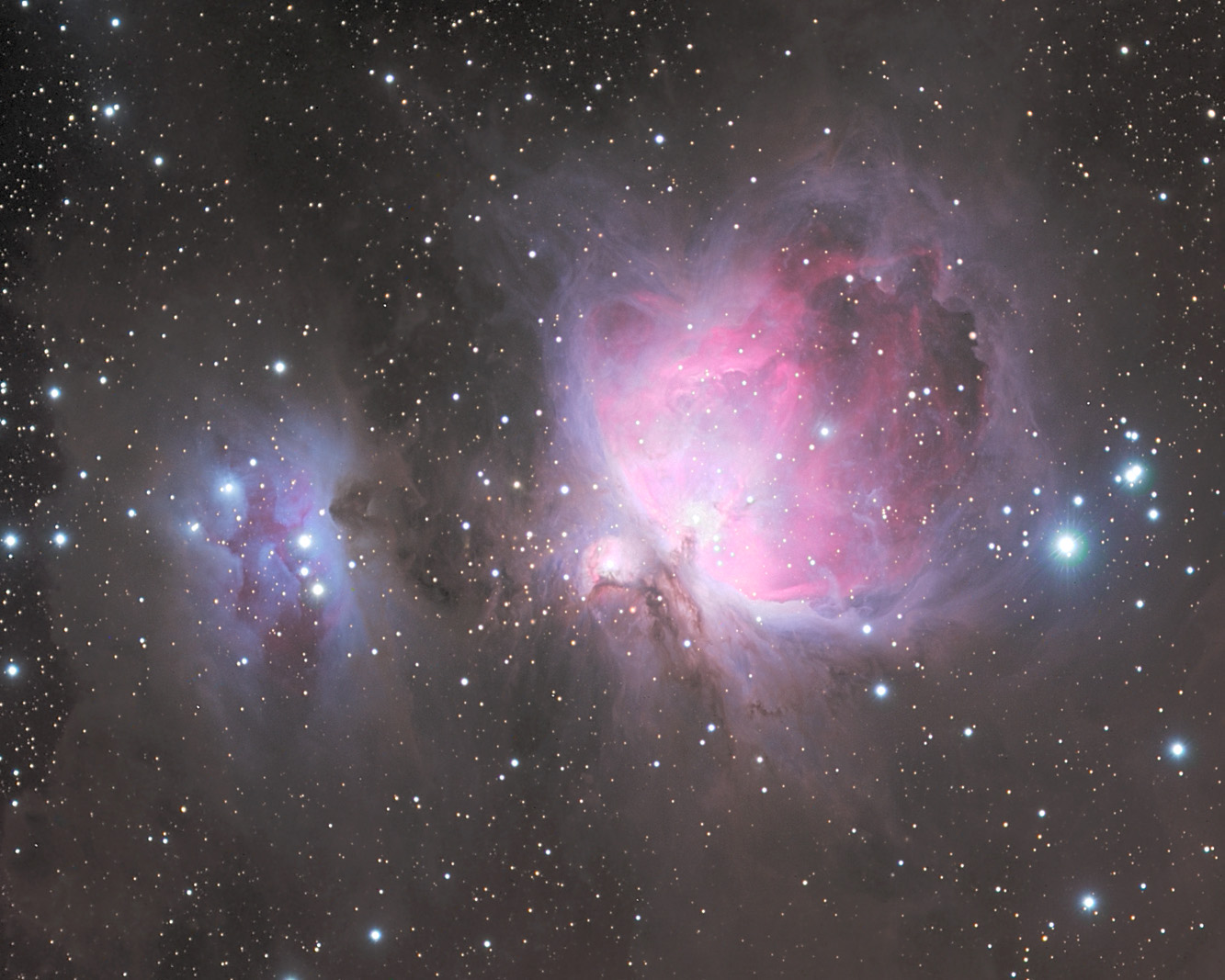 Orion Nebula and the Running Man