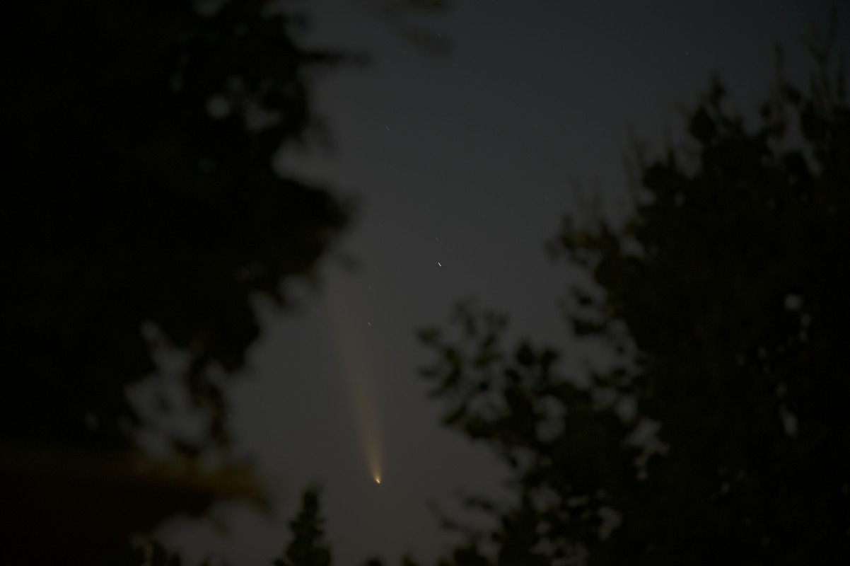 Comet Atlas Above Texas