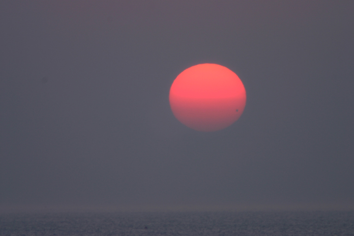 Venus Transit Over Lake Michigan