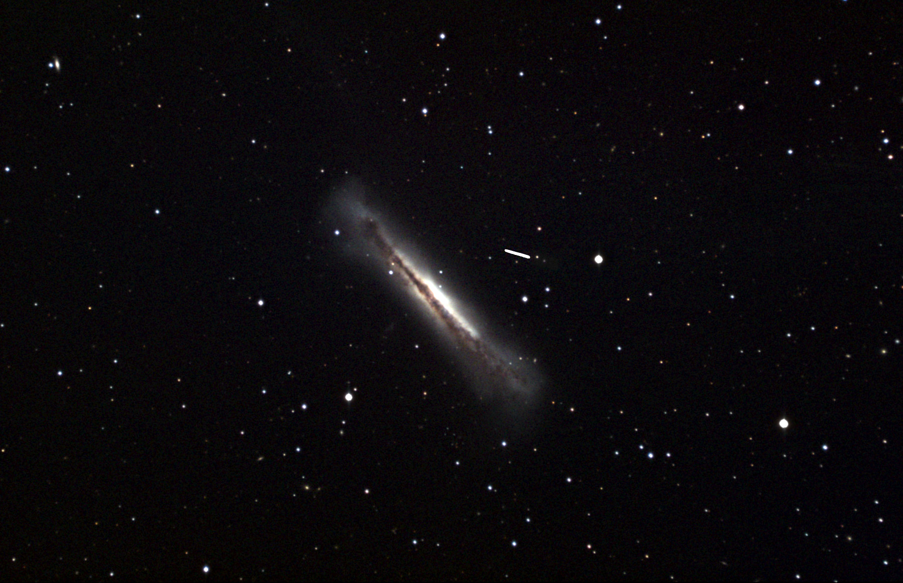 NGC3628 and 185 Eunike