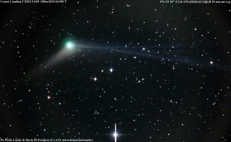 Comet Catalina US10 on 10 Dec 2015