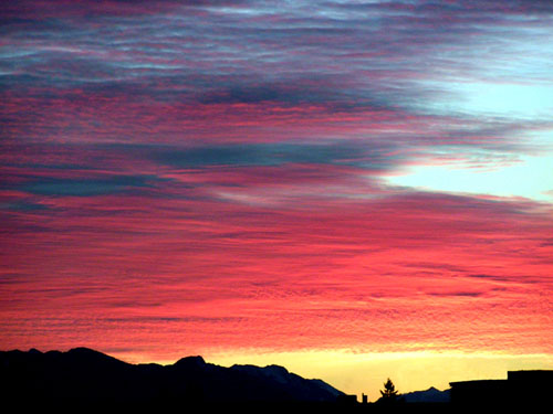Cascade sunrise