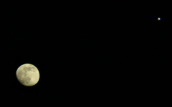 Jupiter & the Moon