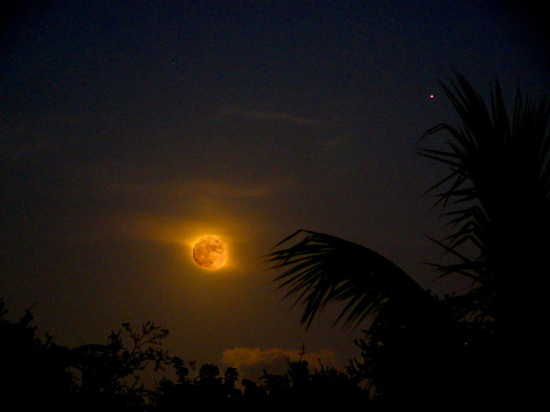 Harvest Moon and Mars