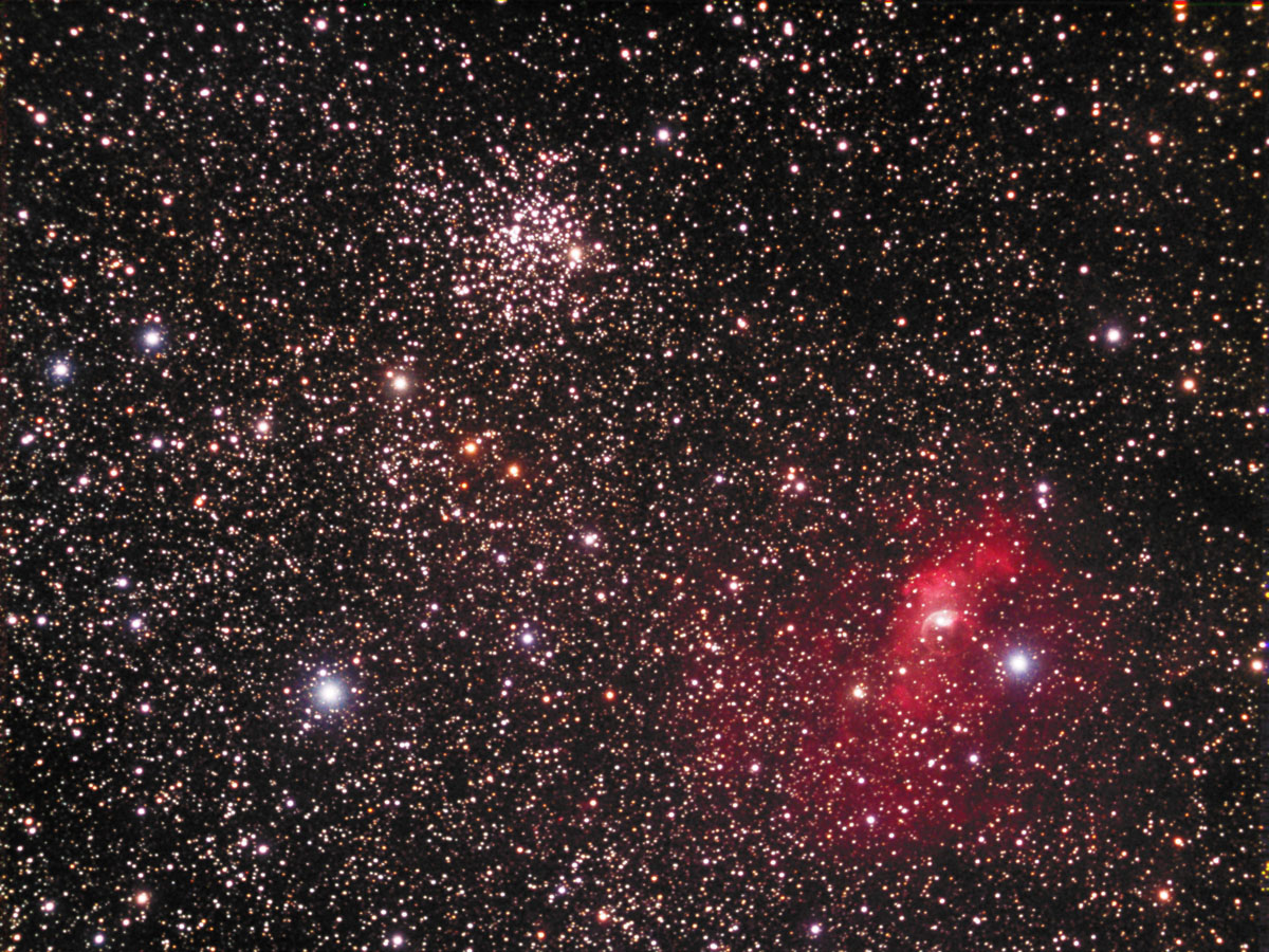 Bubble Nebula & M52 Widefield