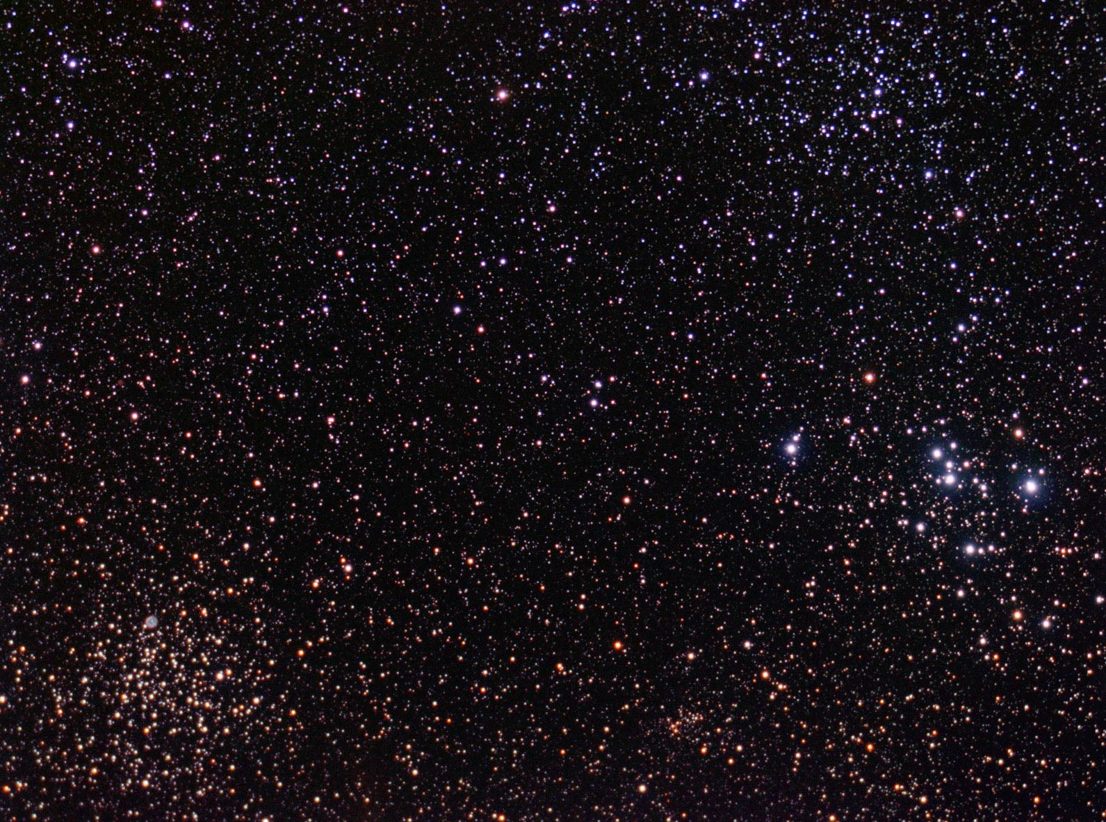 Puppis Clusters and a Pair of Planetaries