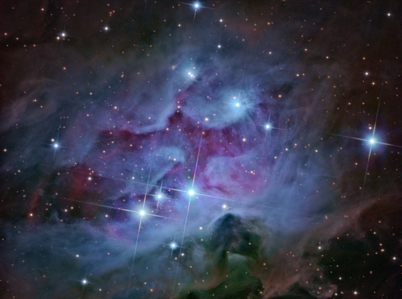 Running through the clouds with NGC1977