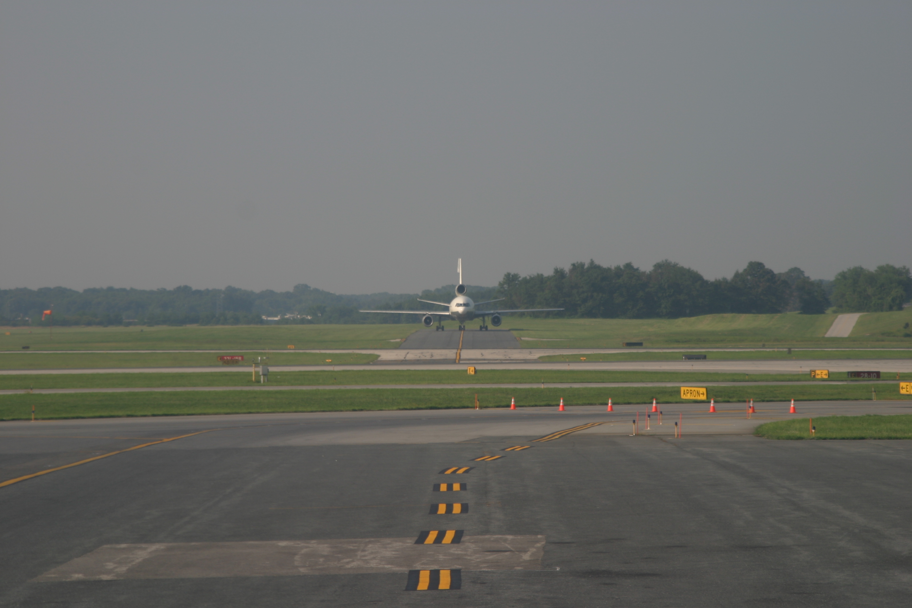 Plane on Runway