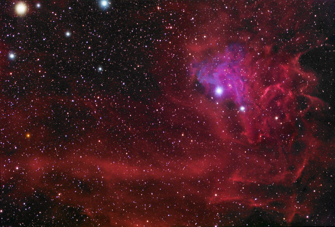 Flaming Star Nebula