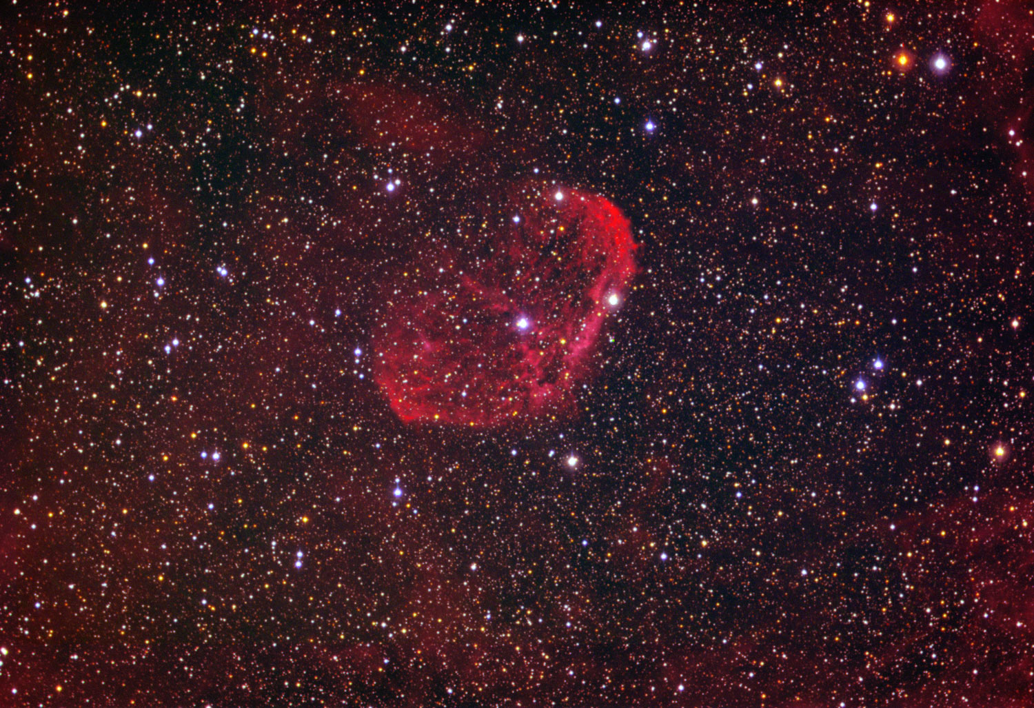 Crescent in HaRGB