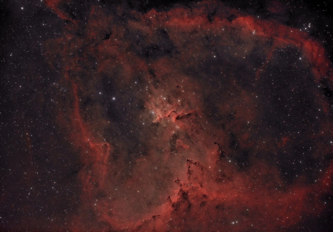 Heart Nebula and Melotte 15