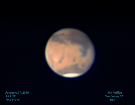 Mars February 21, 2010