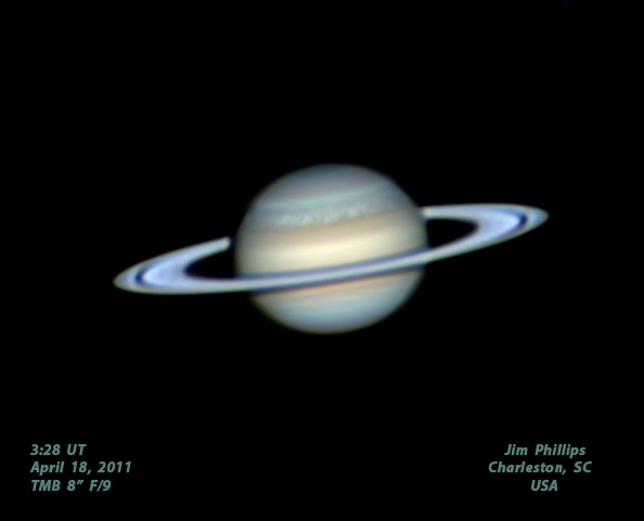 Saturn. April 18, 2011