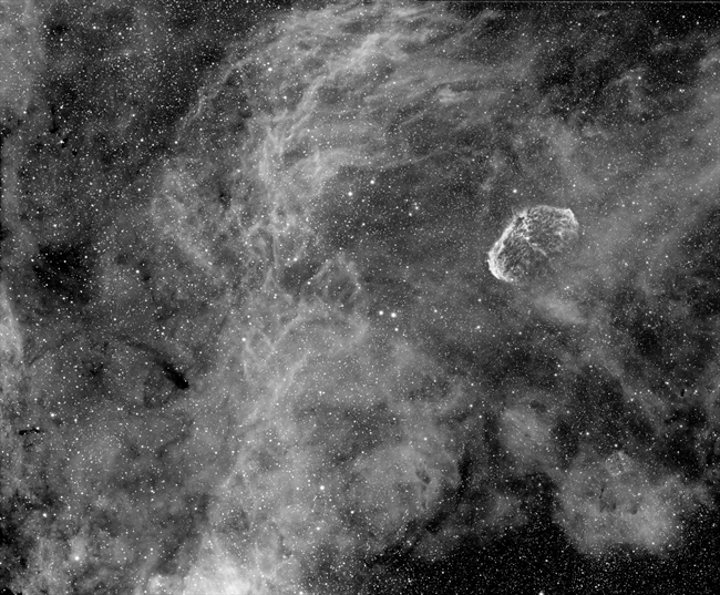 Milky Way and Crescent Nebula